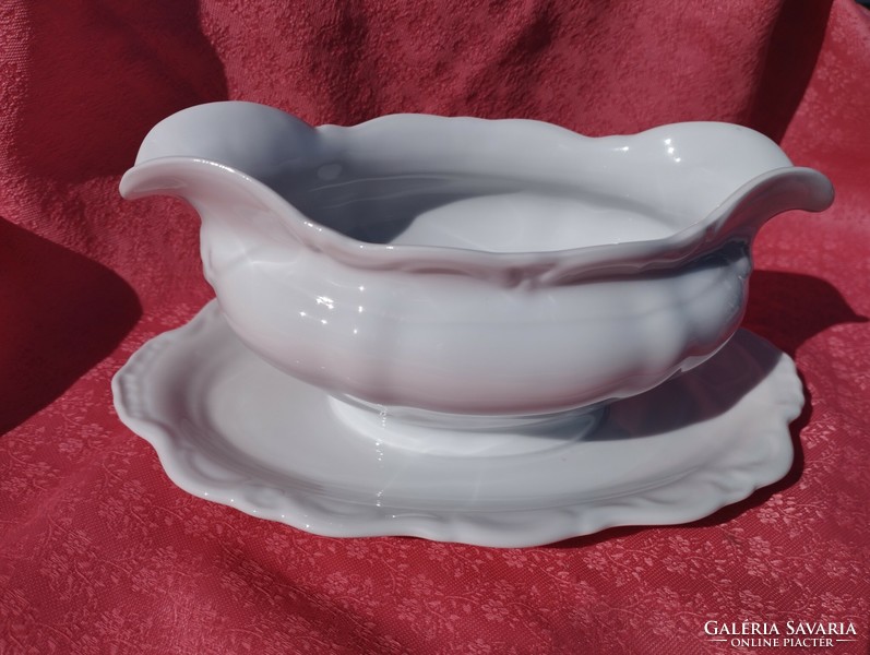 Gyönyörű antik porcelán szószos tál