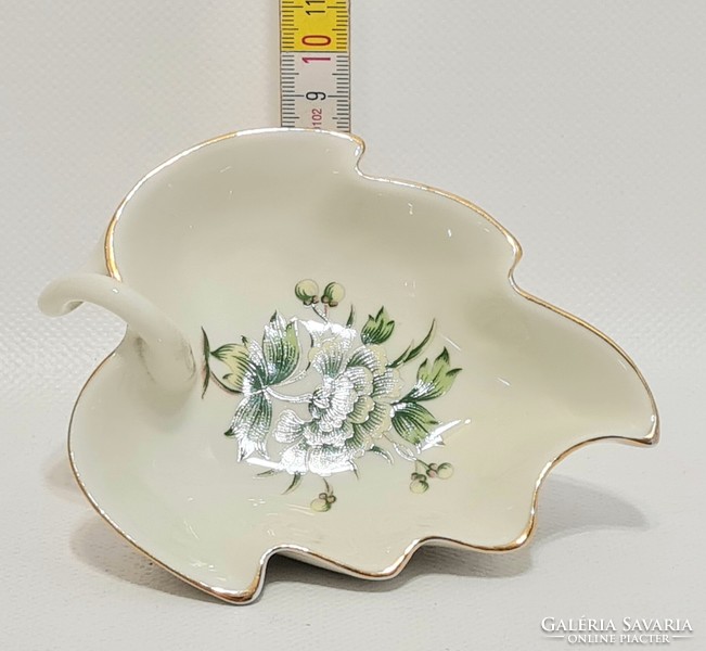 Ravenclaw hydrangea pattern, leaf-shaped porcelain bowl (2782)