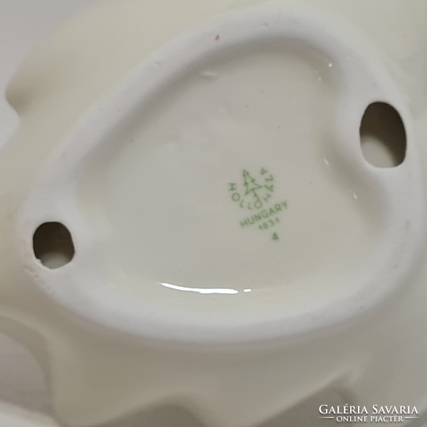 Ravenclaw hydrangea pattern, leaf-shaped porcelain bowl (2782)