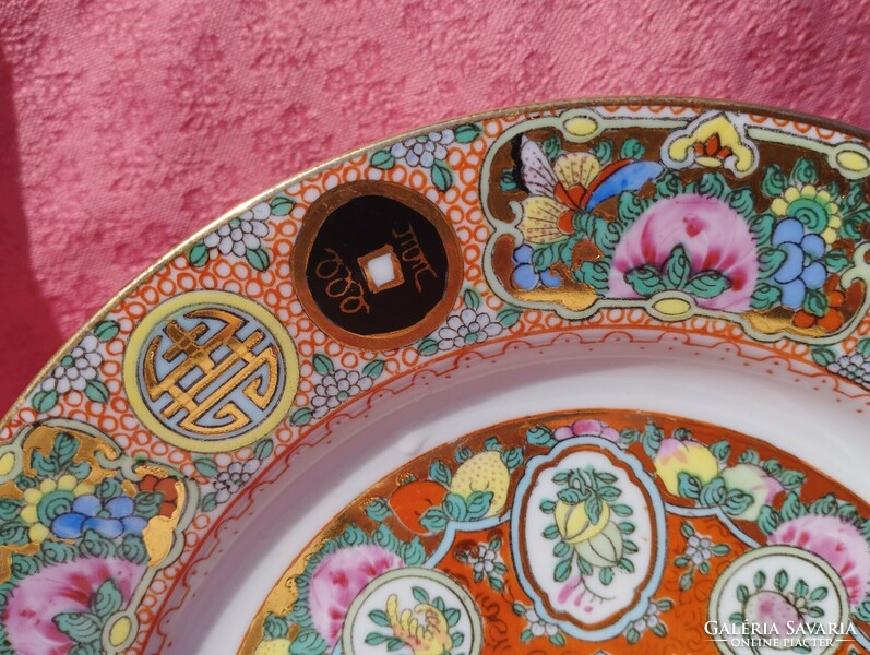 Beautiful, hand-painted Chinese porcelain cookie plate, decorative plate