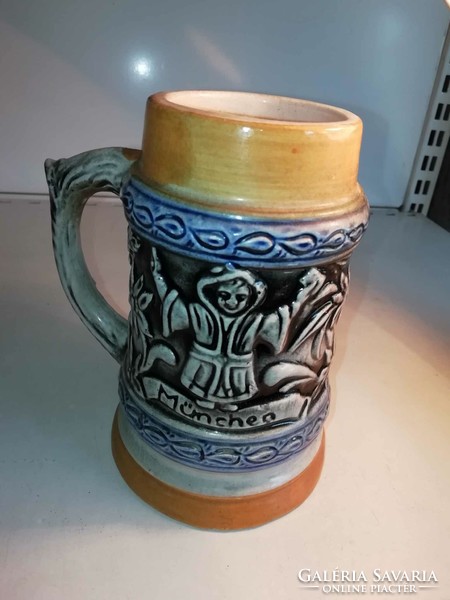 13*5 cm German ceramic beer mug