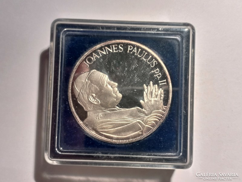 II. One-ounce silver coin of János Pál