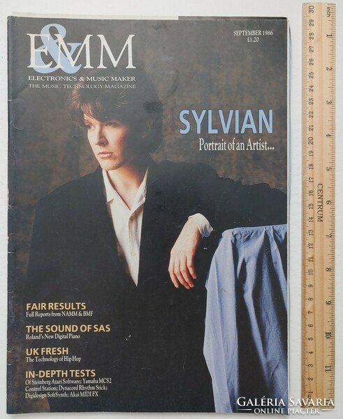 Electronics & Music Maker magazin 86/9 David Sylvian It's Immaterial Kaleidophon Studios