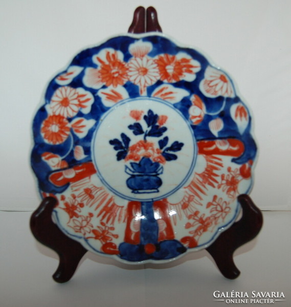 Antik kínai  porcelán imari mintás tányér