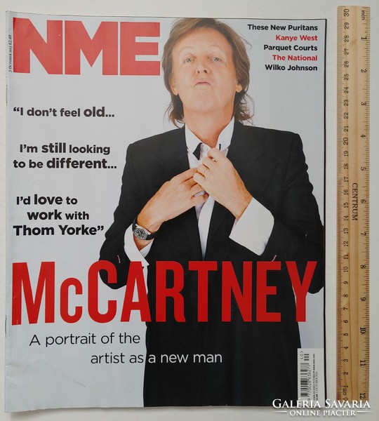 Nme magazine 13/10/5 paul mccartney the national wake these new puritans kanye west lorde pixies