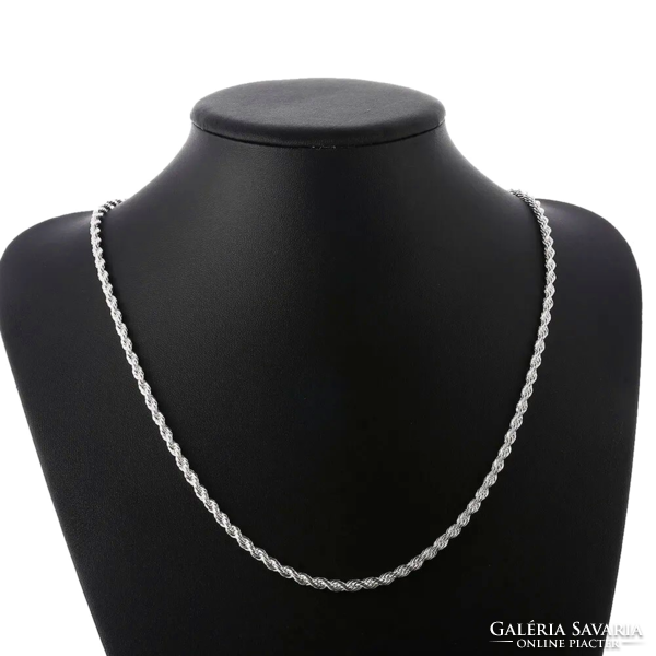 Silver-plated (sp) thick necklace and bracelet set 88