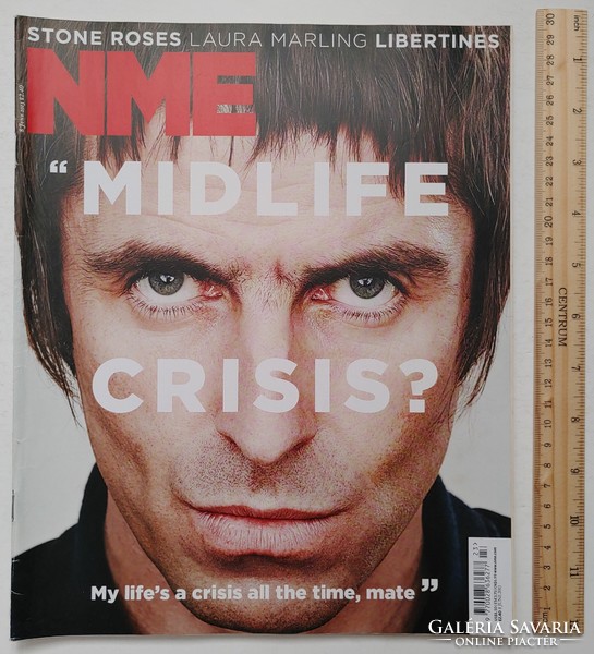 NME magazin 13/6/8 Liam Gallagher Oasis Kurt Vile Nile Rodgers Charlie Boyer Voyeurs Placebo