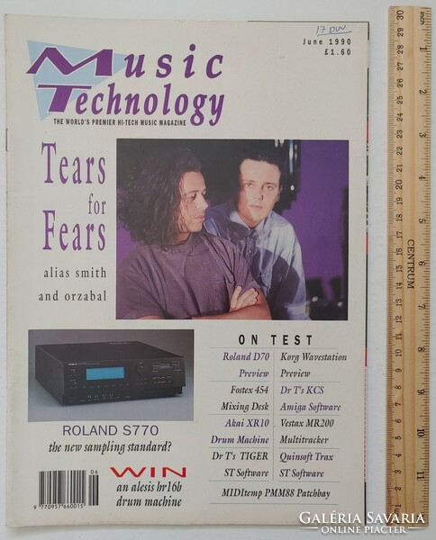 Music Technology magazin 90/6 Tears For Fears Fluke (Skin)