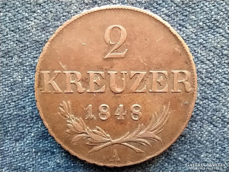 Austria v. Ferdinand (1835-1848) 2 pennies 1848 a (id55087)