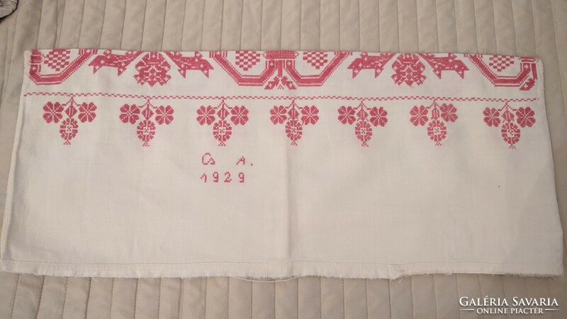 Transylvanian pillowcase from 1929