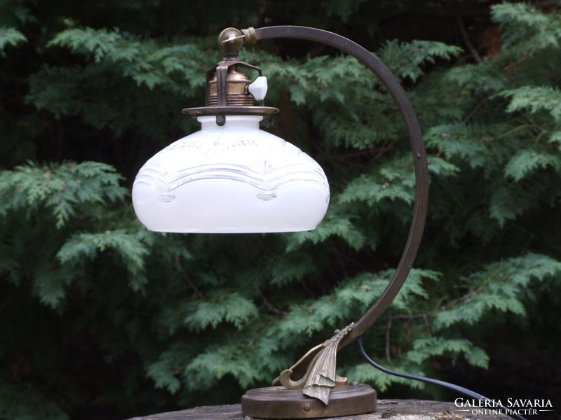 Copper bedside lamp (210528)