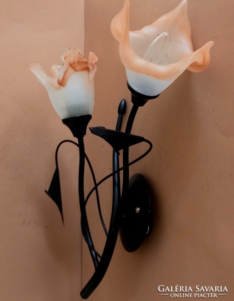 4 db lámpa  Muránói  rózsaszín búrával ALKUDHATÓ luxus design