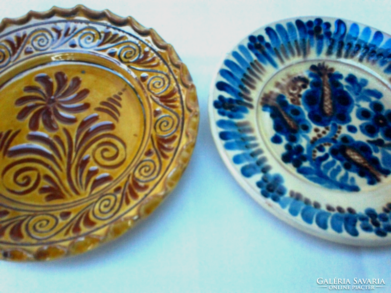 Sümeg patonai_glazed painted ceramic wall plates