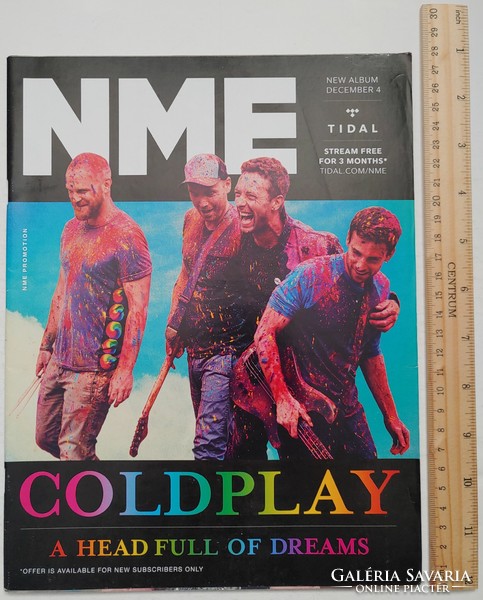 Nme magazine 12/15/4 coldplay grimes spring king josh widdicombe adele