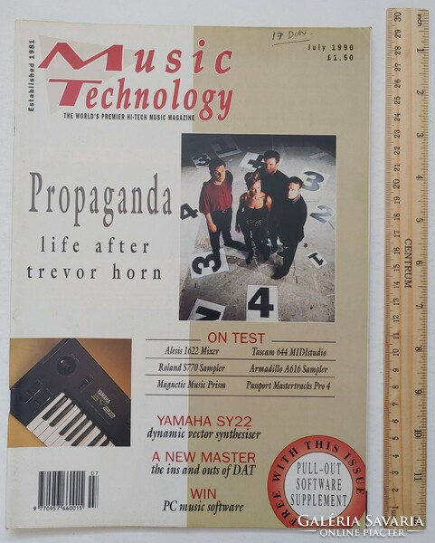 Music technology magazine 90/7 propaganda martin rex the software bible