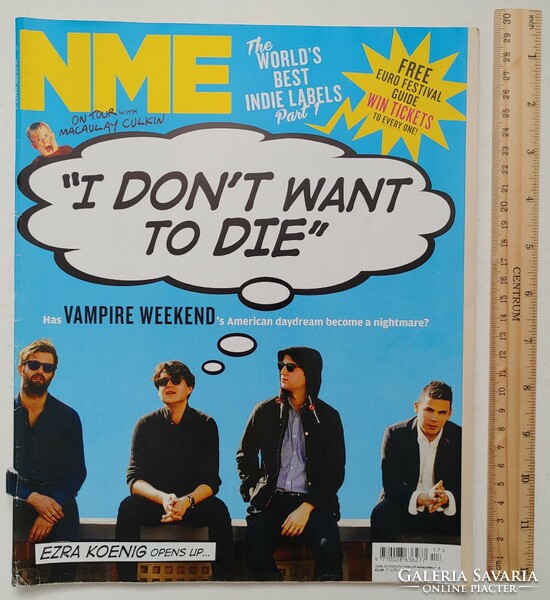 NME magazin 13/4/27 Vampire Weekend Tyler The Creator Azelia Banks Enter Shikari Paramore Ramones