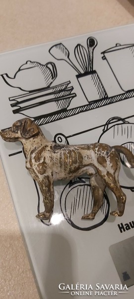 Bécsi bronz kutya 8x5 cm
