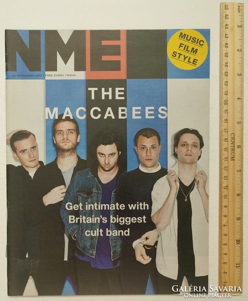 Nme magazine 15/11/20 maccabees bring me horizon star wars jennifer lawrence bieber freddie gibbs