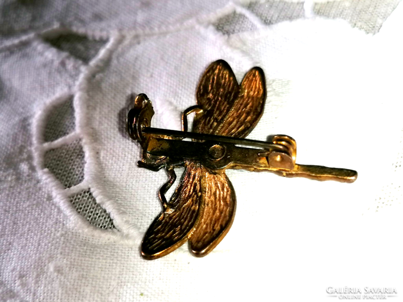 Bronze dragonfly brooch, symbol of courage, strength and endurance 268