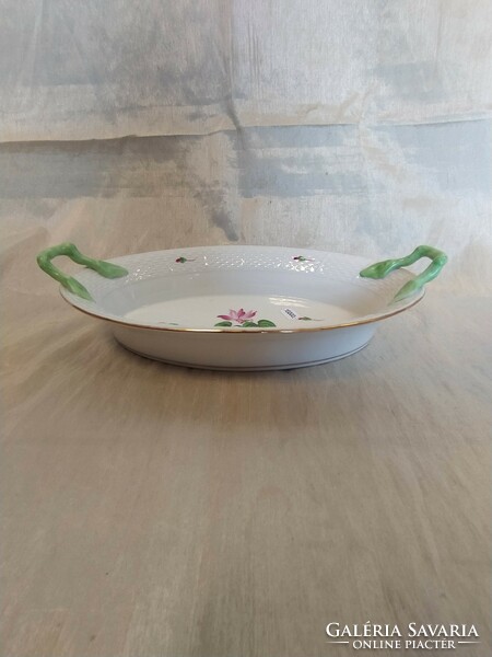 Antique Herend oval porcelain bowl
