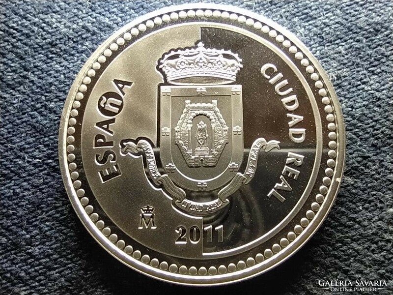 Spanyolország Igazi város .925 Ezüst 5 Euro 2011 M PP (id80562)