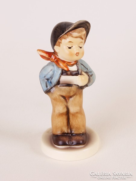 Lucky fellow - 10 cm hummel / goebel porcelain figurine