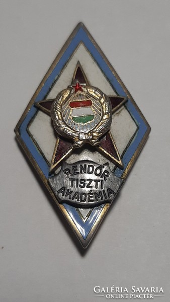 Police officer academy enamel badge 1960s
