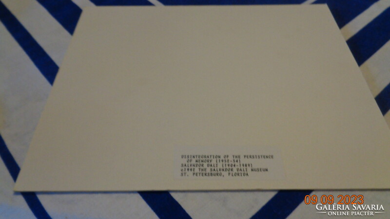 Salvator dali, museum recording of the work, stamped, 17 x 11 cm + passepartout