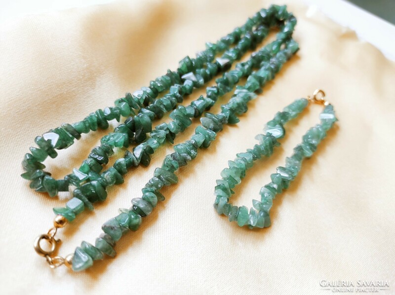 Jade jewelry set