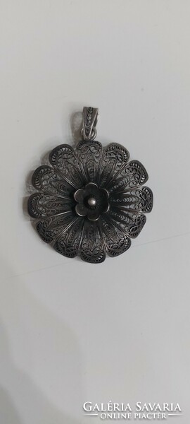 Antique silver pendant for sale from a legacy