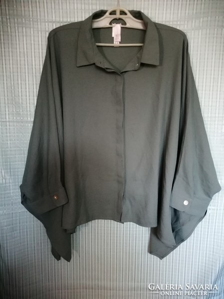 Loose, loose, moletti, women's summer blouse, poncho style blouse, top 2xl
