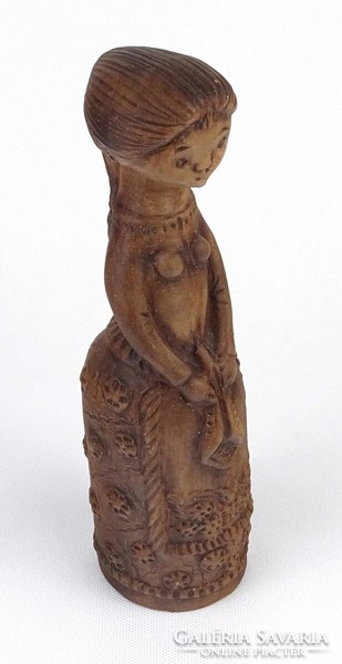 1O903 Katalin Orbán: ceramic bride figurine 24.5 Cm