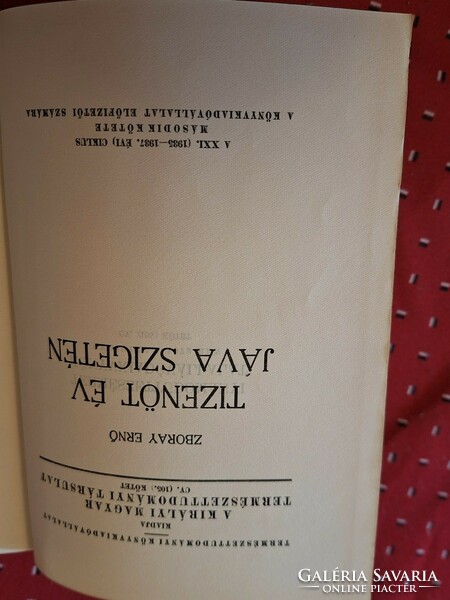 1936 Ernő Zboray: fifteen years on the island of Java--the library of the Royal Hungarian Society of Natural Sciences 105