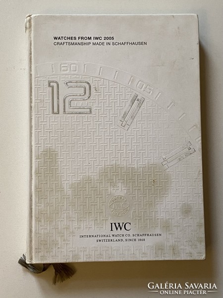 Iwc schaffhausen 2005 watch catalog book
