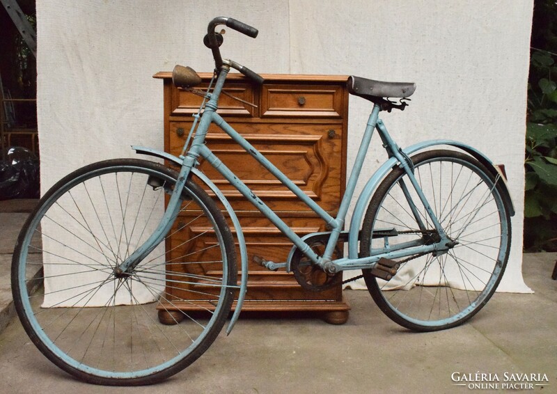 Kerékpár , Csepel Tura , 28-as babakék , libakergető bicaj , felnőtt méret , 70-es évek indításgátló