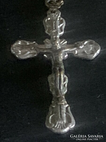 Rosary/reader/with Roman inscription from 1830, punched in. With polished eyes on many sides