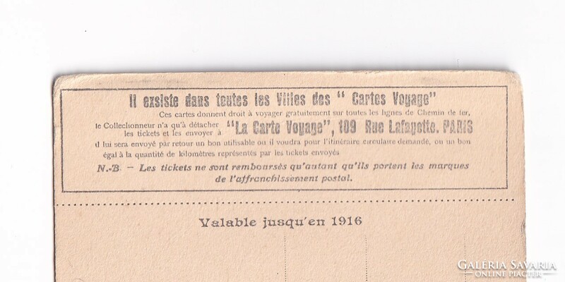 Commemorative greeting card 1916 postal clerk