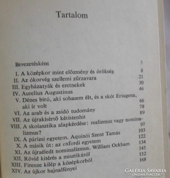 Hegedüs Géza: A szent doktorok tudománya – középkori gondolkodás (Kozmosz Könyvek; Az én világom)