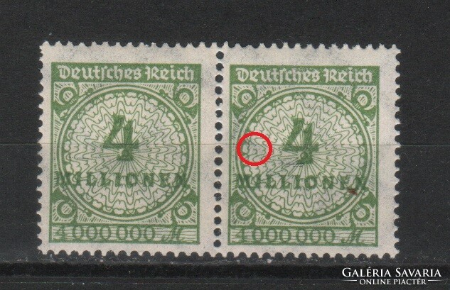 Tévnyomatok, érdekességek  1315 (Reich) Mi 316 A P HT    4,00 Euró  postatiszta