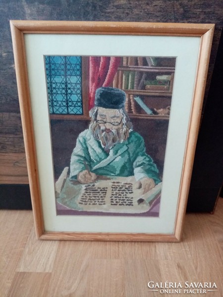 Rabbi Portré Gobelin
