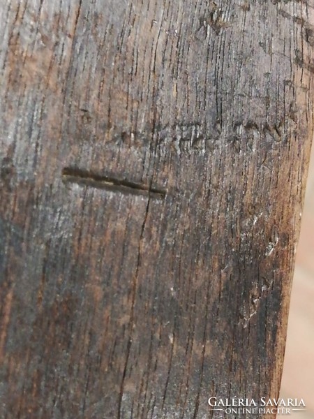 Keleti fafaragás: Farönköt húzó bivalyok, jelzett 40 cm
