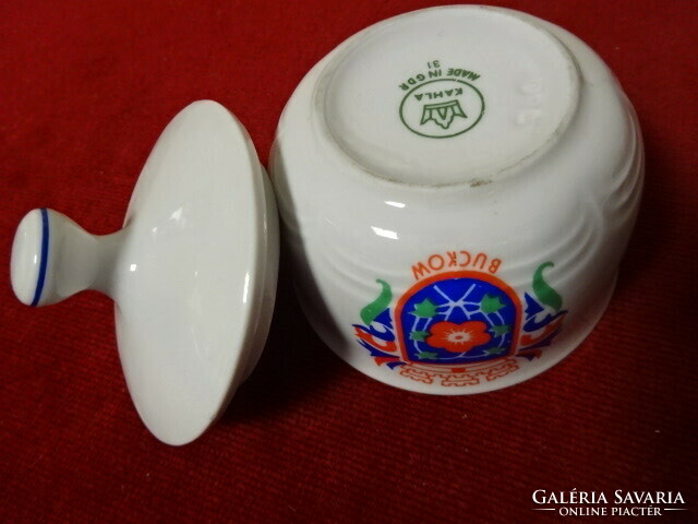 Kahla German porcelain sugar bowl, height 8 cm. Jokai.