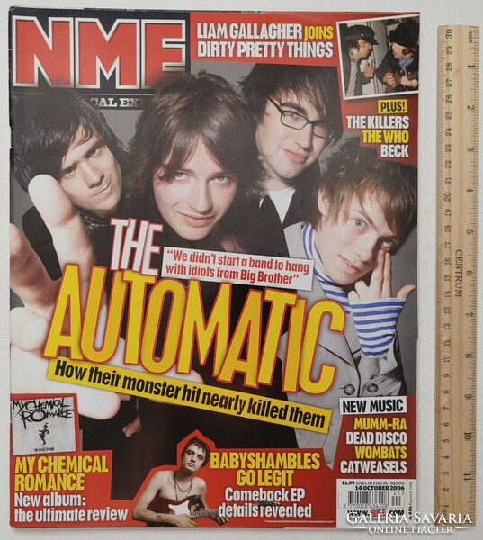 NME magazin 06/10/14 The Automatic Beck Chemical Romance Hot Chip Plan B Long Blondes Jay-Z