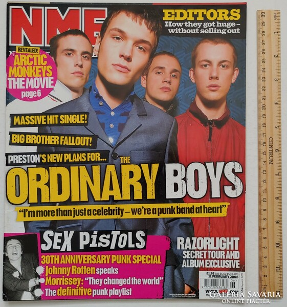 NME magazin 06/2/11 Ordinary Boys Sex Pistols Editors Fall Out Boy Shout Out Louds Rakes