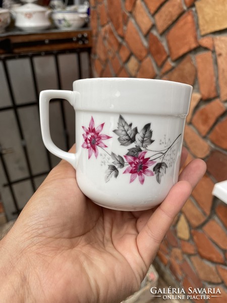 Alföldi porcelán  virágos  virág mintás bögre Gyűjtői  nosztalgia darab