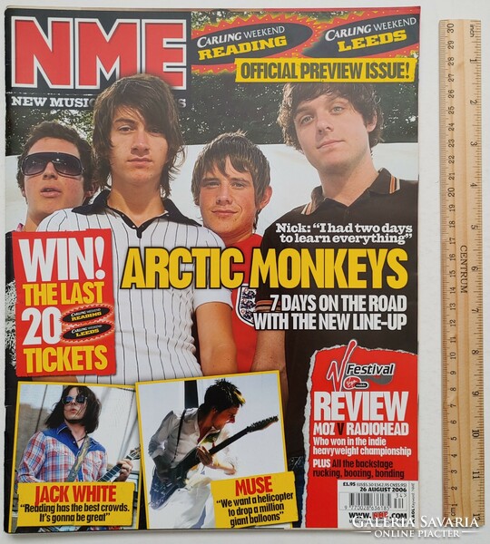 NME magazin 06/8/26 Arctic Monkeys Kasabian Slayer Radiohead Morrissey Kaiser Chiefs Muse