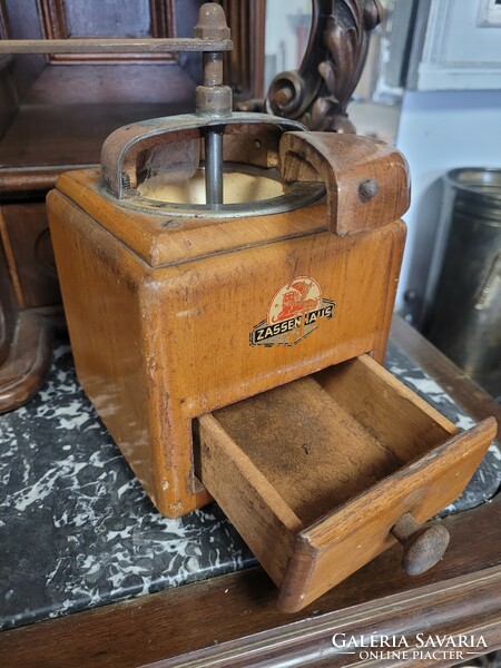 Antique art deco coffee grinder