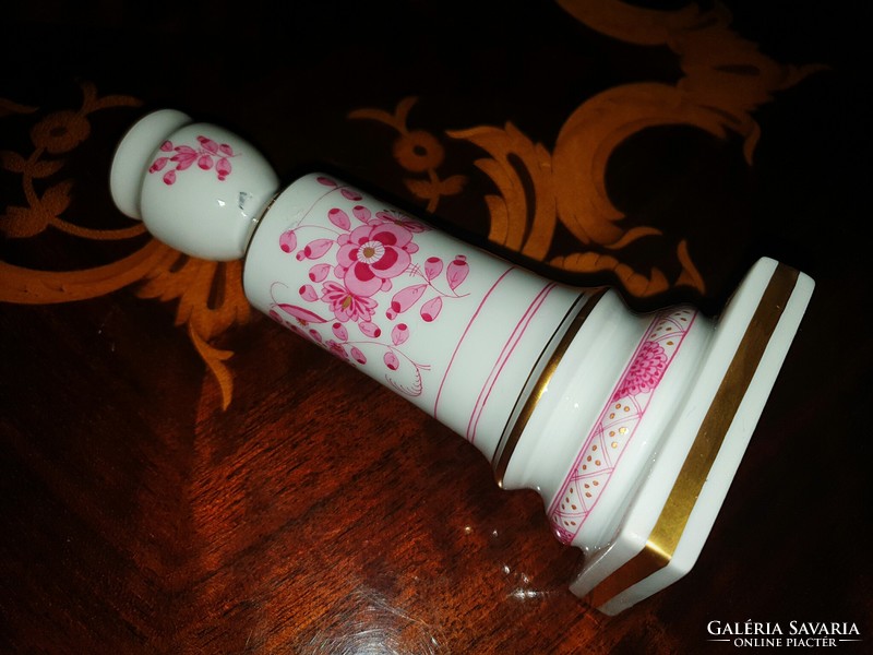 Original Meissen porcelain Indian purple candle holder