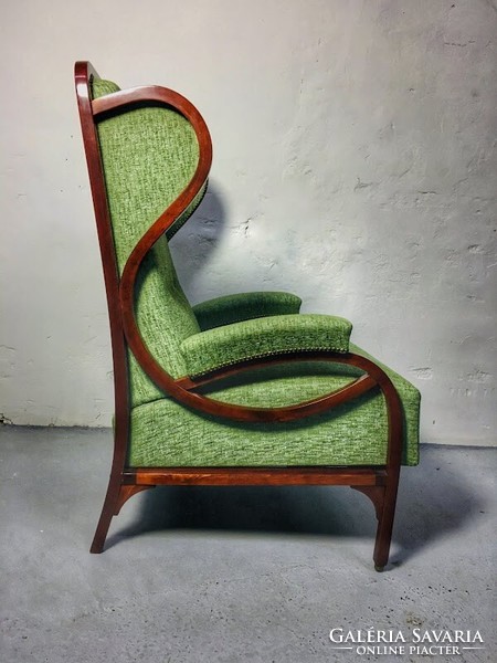 Antique refurbished Art Nouveau j&j kohn armchair - 50764