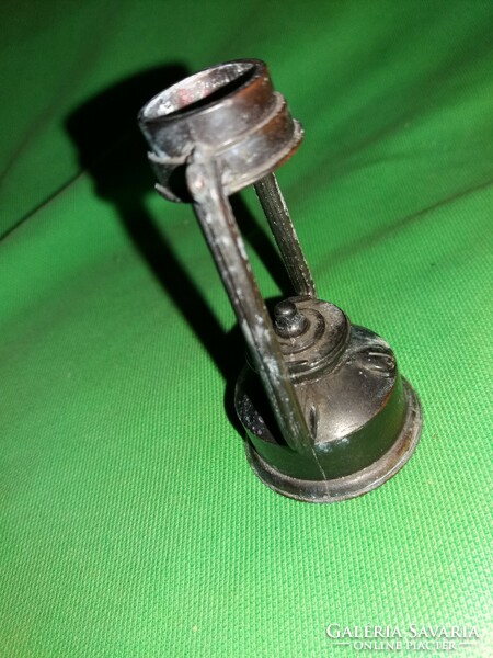 Retro metal pencil sharpener in the shape of a kerosene lamp as shown in the pictures
